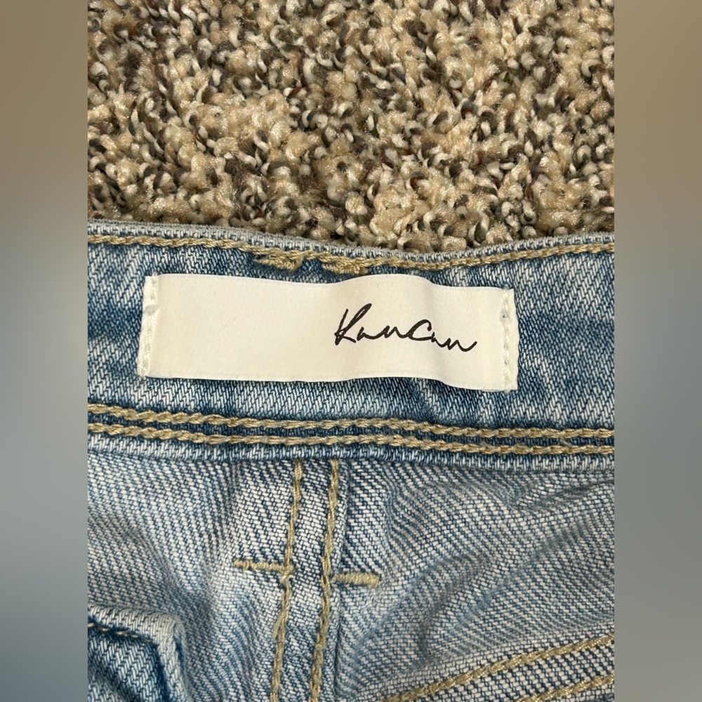 Kancan Classic Light Wash Women’s Wide-Leg Jeans size 13/30 - Picture 3 of 9